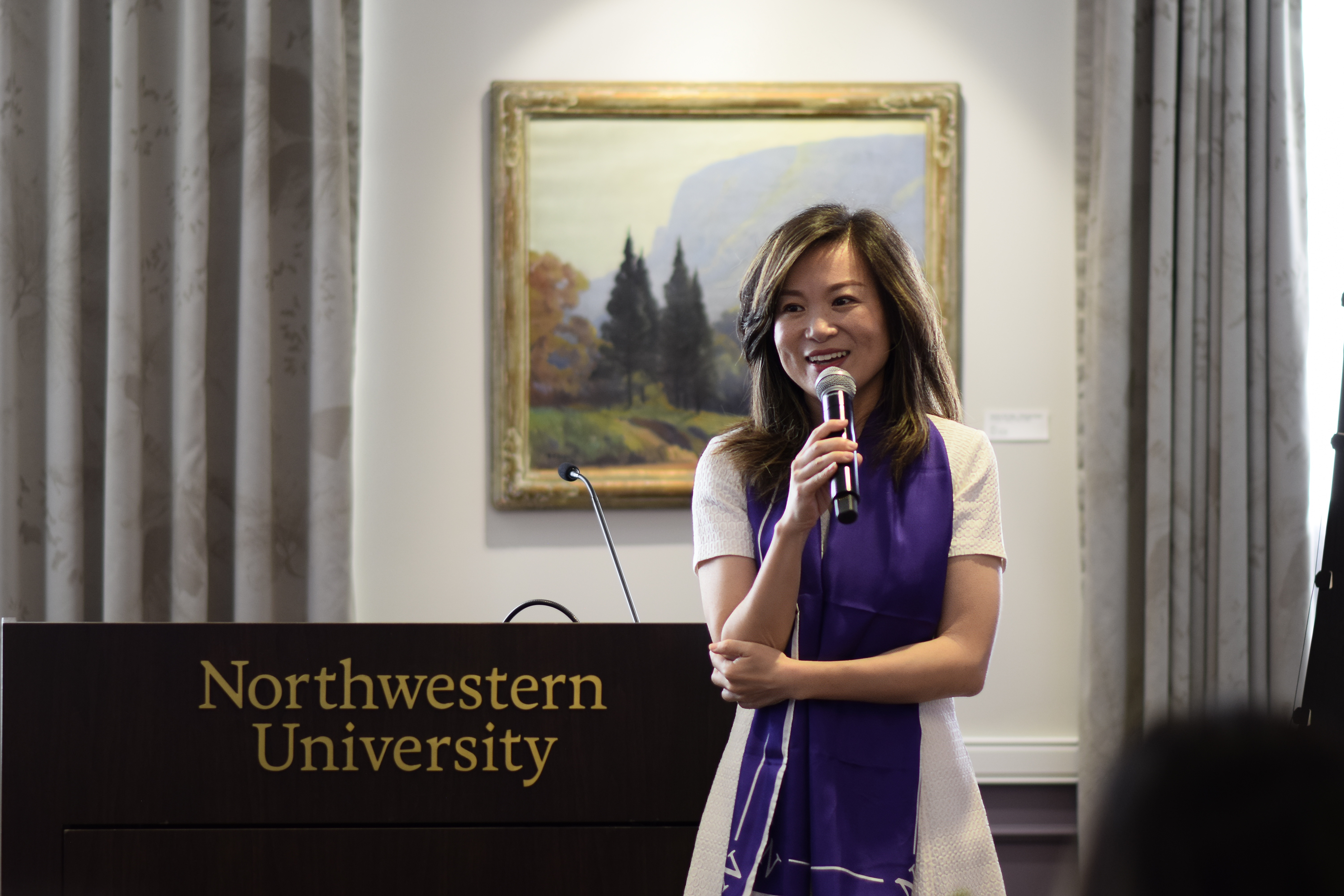 Dr. Michelle Yin briefing partners on workforce research